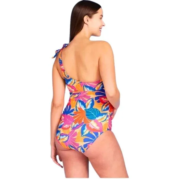 Isabel Maternity Floral Swimsuit Size M Ingrid & Isabel NWT - Picture 2 of 6